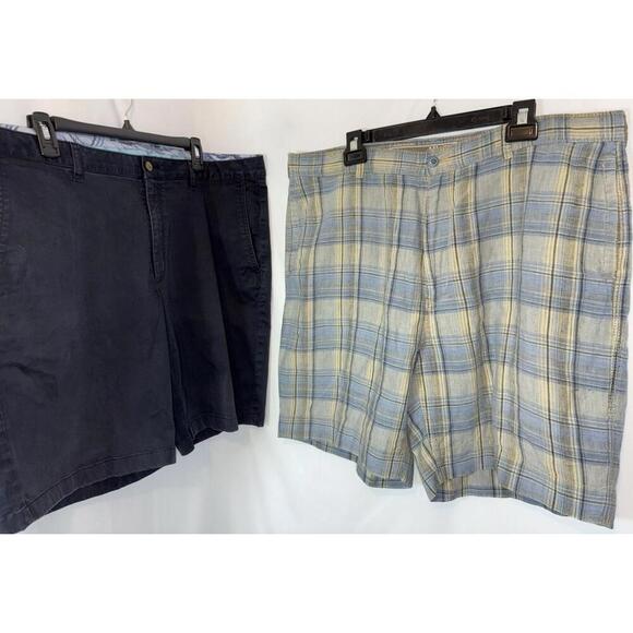 Tommy Bahama Other - Tommy Bahama Shorts Mens 40 Cargo Flat Black Blue Lot 2 Outdoors Casual Golf